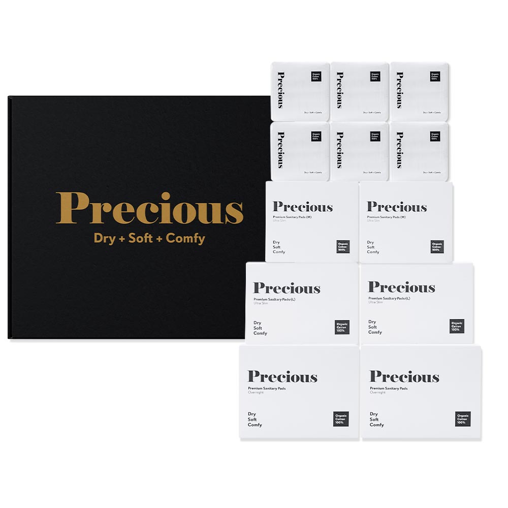 Precious Gift Set #2 Precious Premium Organic Sanitary Pads Carbide Gift Set #2