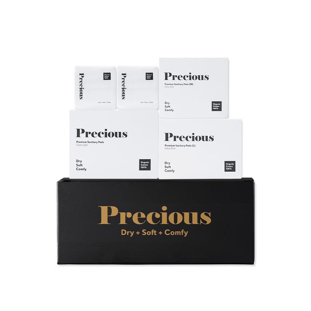 Precious Gift Set #1 Precious Premium Organic Sanitary Pads Carbide Gift Set #1